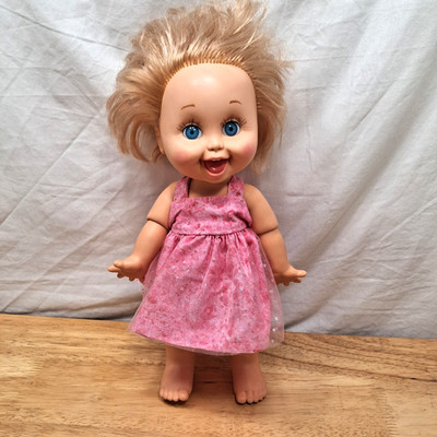 Vintage Galoob Baby Face Doll So Playful Penny #10 Blonde Hair Blue Eyes READ