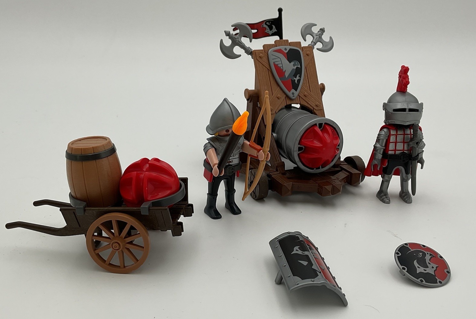 Playmobil 6038 Big Bertha Cannon Set With Cannon Balls