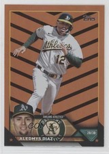 2023 Topps Update Orange & Black Foil Aledmys Diaz Aledmys Díaz #US118 00gy
