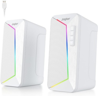 SOULION R40 Computer-Lautsprecher, 2.0 USB-betriebene PC-Lautsprecher