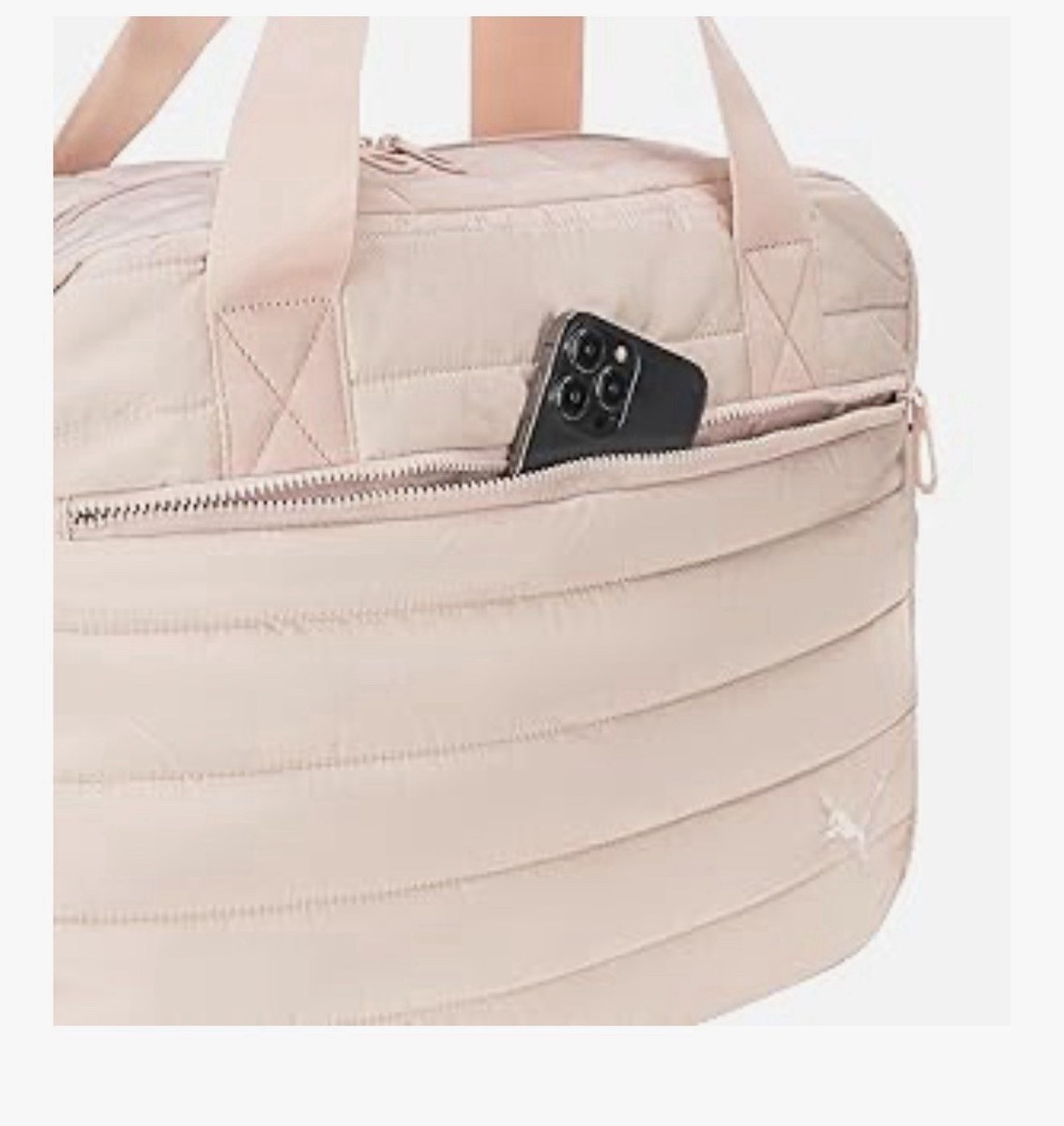 PUMA Pink Gym Bag PV2-1856-BFFB1-691 Zipper Polyester Adjustable