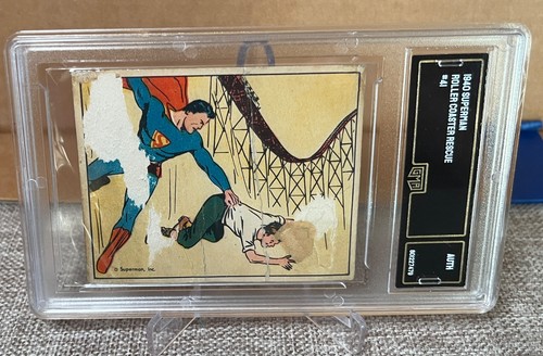 1940 Gum Inc Superman #41 Roller Coaster Rescue — GMA (grade unconfirmed)