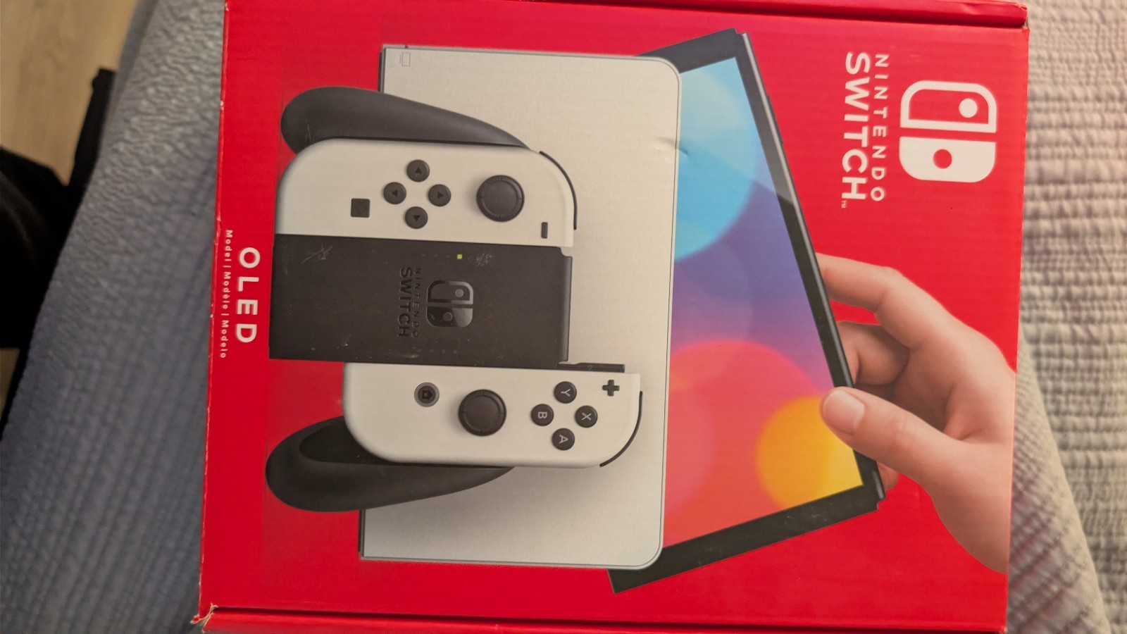 Nintendo Switch OLED Model HEG-001 Handheld Console - 64GB - White