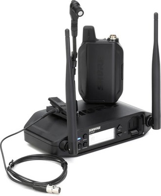 Shure GLXD14+/B98 Digital Wireless Instrument System with WB98H/C Gooseneck