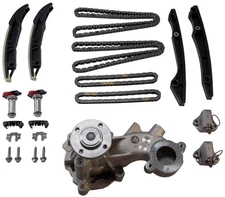 Melling 3-1036SXWP Stock Replacement Engine Timing Chain Kit w/Water Pump