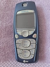 Vintage Nokia 3595 NPM-10 Blue Color Display AT T GSM Candybar Cellular Phone
