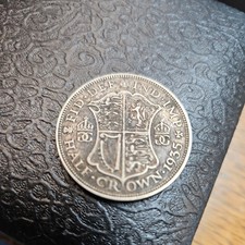 1935 George V Half Crown Silver Coin