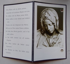 Sterbebild, Sterbebildchen, Gedenkzettel, death image, Adel, Österreich