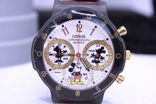 RARE, DISNEY MICKEY MOUSE CHRONOGRAPH, 3 SUB-DIAL, LORUS, QUARTZ WRIST WATCH 