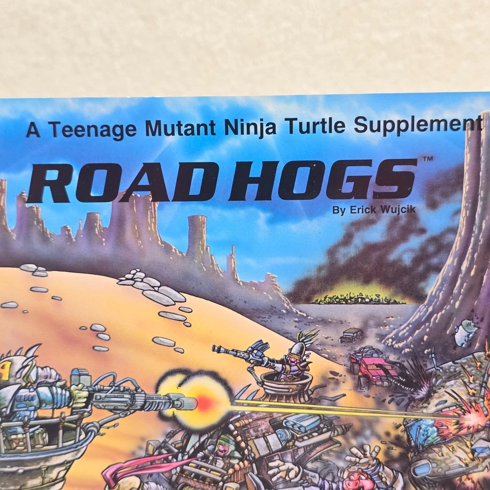 Teenage Mutant Ninja Turtles TMNT Role Playing Game RPG Road Hogs Palladium - Image 4 of 4