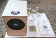 EcoQuest Flair Air Purifier Fan - Kills Germs/Allergens/Odors White New Filter