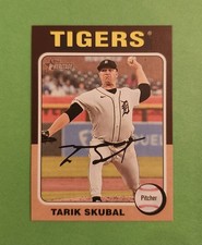 Tarik Skubal 2024 Topps Heritage Mini #247  M Detroit Tigers Cy Young Winner
