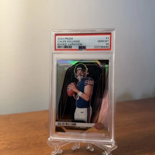 2024 Panini Prizm Caleb Williams Silver Prizm Variation PSA 10 RC Rookie Bears