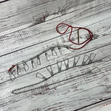 Vintage 8 Fish Stringers 1 Metal link Chain 1 Rope Little Joe Branded Fishing