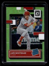 2022 Donruss Optic Lars Nootbaar Rated Rookie Lime Green Prizm #68