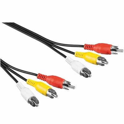 Basic Audio / Video Kabel Anschlusskabel B04 3x Cinch auf 3x Cinch 10m