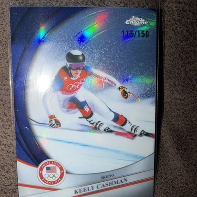 Keely Cashman 115 /150  Skiing 2026 TOPPS CHROME Winter Olympics #163 