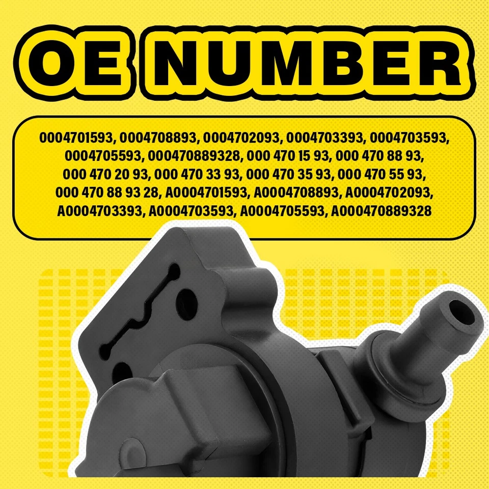 Solenoide de purga de bote de vapor 0004708893 para Mercedes Benz S430 S500 Foto 3 de 4