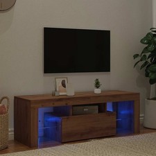 TV Cabinet with LED Lights Sideboard TV Stand TV Unit Hifi Cabinet vidaXL