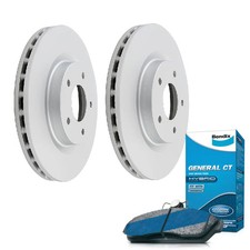 Front Bendix Brake Pads + Disc Rotors for Toyota Rav4 ACA33 ACA38 ALA30 ALA49 AS