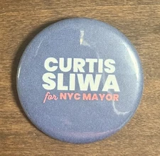 Curtis Sliwa For Mayor Button. 2.5inch