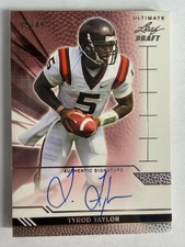 2011 Ultimate leaf draft Tyrod Taylor Auto /49 Bills Jets