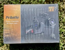 Lot of 2 Prilotte 3 Channel 4K Dash Cam for Cars with UHD Video Recording