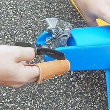 Hand-Made Leather Finger Guard - Great Protection [SMALL]