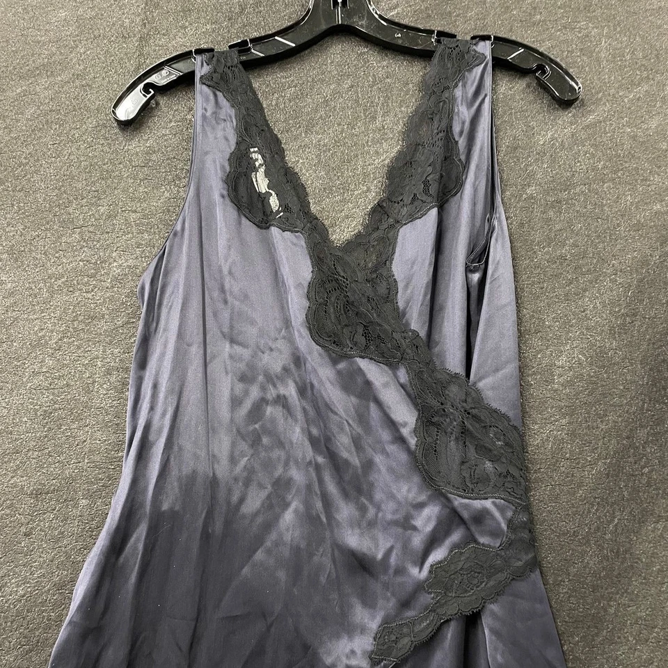 STELLA MCCARTNEY Lace Detail Silk-Satin Crop Jumpsuit Women's Size 8 - Image 4 of 4