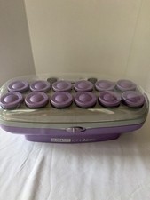 Conair ION shine Hot Rollers Set 1 in. Purple/Gray Indicator. Works And Clean.