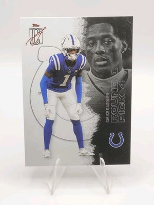 2025 Topps Signature Class Football Sauce Gardner Indianapolis Colts 