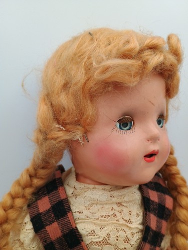 Vintage 1930s Unbranded Composition Doll - Picture 18 of 24