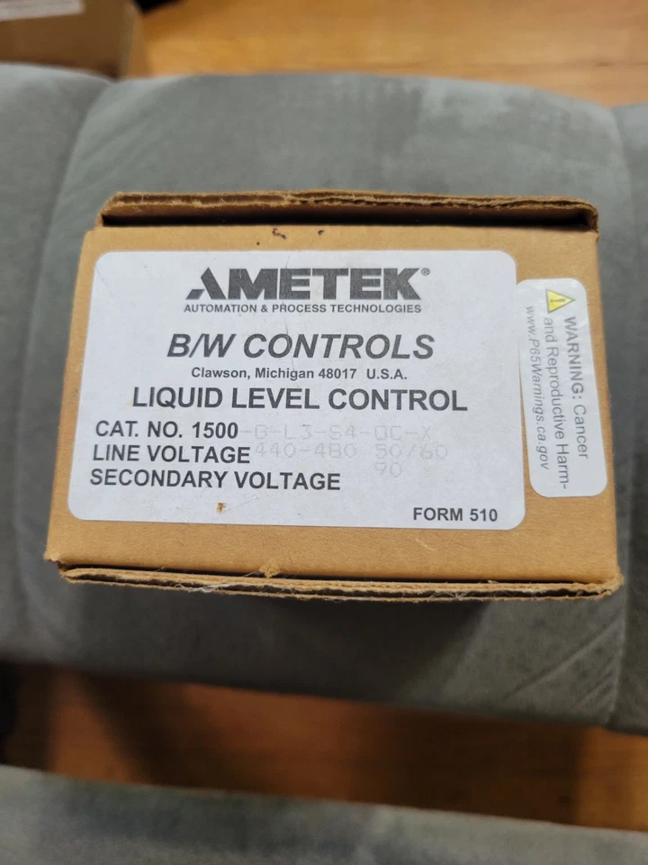 NEW AMETEK 1500-g-l3-s4 LIQUID LEVEL CONTROL 1500Gl3s4 - Image 3 of 3
