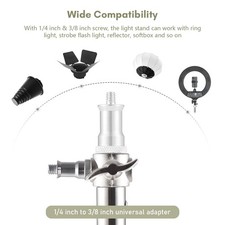 Heavy Duty Photography Light Stand Tripod Stainless Steel . 280cm/110in PAUX