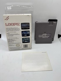 Loopz NES (Nintendo Entertainment System, 1990) Complete CIB Nice!