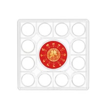 12 Coins Storage Box 27MM Commemorative Display Holder Collection Case Box n