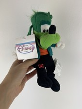 Vintage Disney Store Goofy Goofenstein Halloween Mini Bean Bag Plush 8" NWT