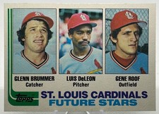 1982 Topps - Future Stars Luis DeLeon, Glenn Brummer, Gene Roof #561 (RC)