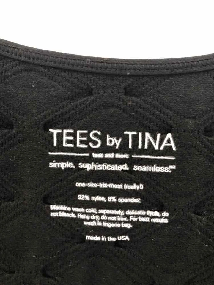 Pre-Owned Tees By Tina Black Size One Size Long Sleeve T-shirt - Image 3 of 3