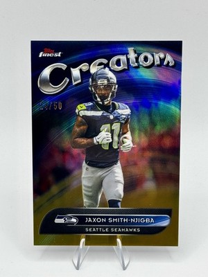 2025 Topps Finest - Creators Jaxon Smith-Njigba #CR-27 Gold Refractor /50