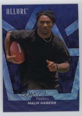 2025 Upper Deck Allure SE Blue Wave 268/349 Malik Nabers #89 0b3