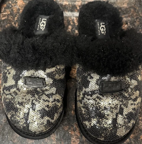 Ciabatta Ugg Australia da donna con paillettes taglia 7 Bling Slides