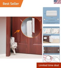 Easy Install Automatic Pet Door - Safe Locking Solution for Dogs and Cats