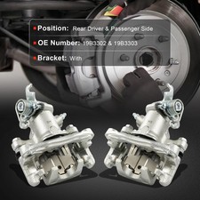 cciyu rear brake calipers, Hyundai Elantra Tiburon Kia Spectra