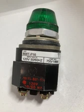 ALLEN BRADLEY 800T-P16G PILOT LIGHT 120V 50/60HZ GREEN SERIES T NNB