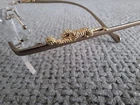 Mcknight Cartier Rimless Eyeglasses Panther LUX Col 04 Matte Gold 53-17