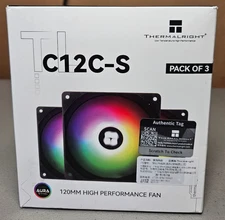 ThermalRight TL-C12C-S 3-pack of High Performance 120mm fans- New in Open Box!