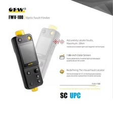 Tester VFL OFW Optic Fault Finder 20KM Fiber Ranger FTTB FTTH Breakpoint Tester 