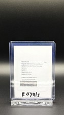 2026 Panini Immac. Prem. Bobby Witt Jr Auto SSP / Grade Ready Card #13 Invest 3