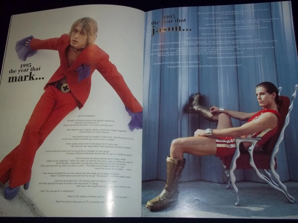 1995 TAKE THAT TOUR BOOK - UK - GREAT PHOTOS - II 7906 - Image 3 of 3